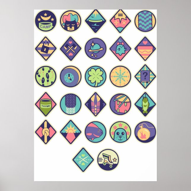 Póster Parches de Lumberjanes (Frente)