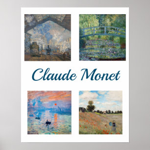 Póster Parches de Obras Maestras de Claude Monet