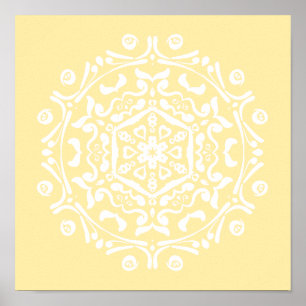 Póster Parchment Mandala