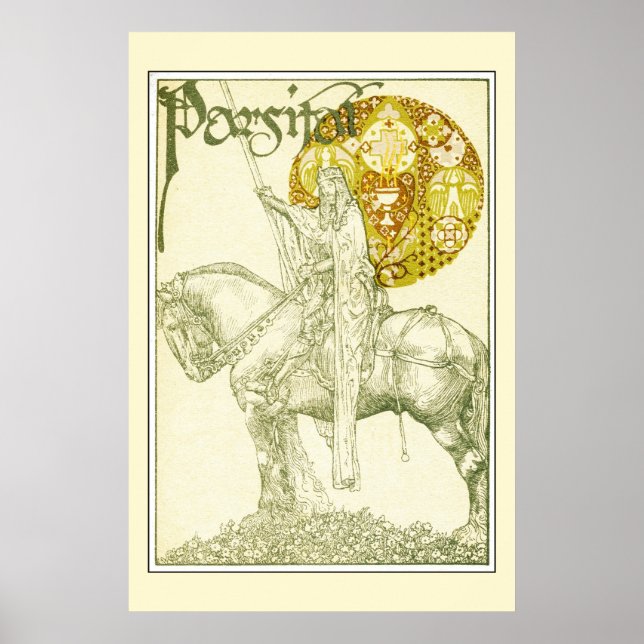 PÓSTER PARCIFAL EN BUSCA DEL SANTO GRIAL (Frente)