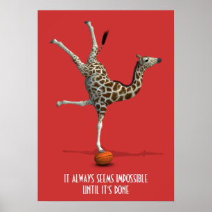 Póster Parece siempre imposible hasta que haya hecho lema