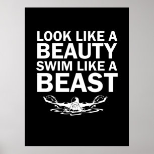 Póster Parece Un Baño De Belleza Como Una Bestia