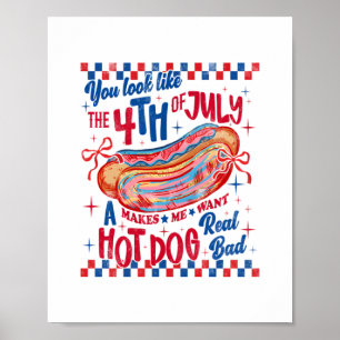Póster Pareces El Gracioso Diseño De Perros Calientes Del
