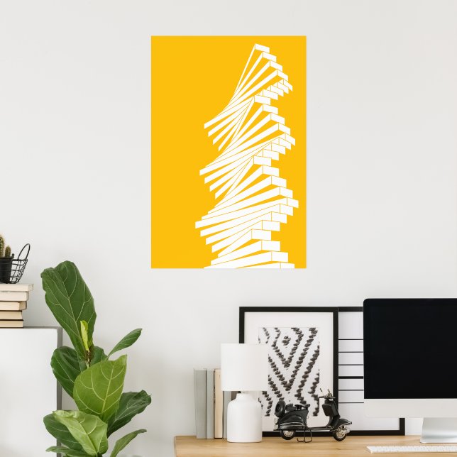 Póster pared articulada (Oficina en casa)