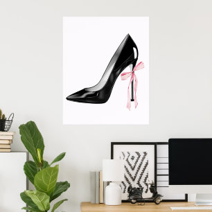 Póster Pared con lazo femenino lindo