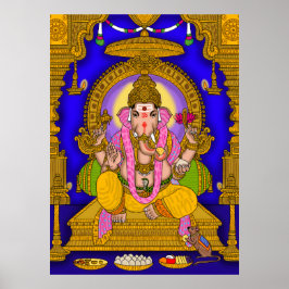Póster Pared de Ganesha 