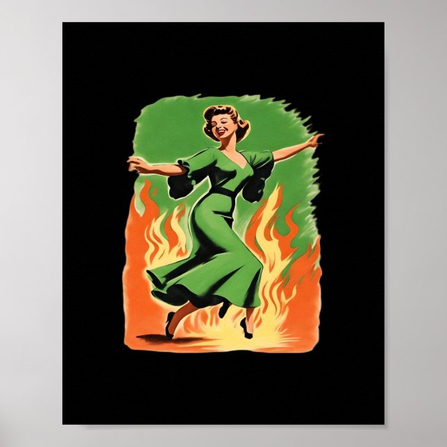 Póster Pared de Gótico Whimsigoth Art Decor de los años 9 (Frente)