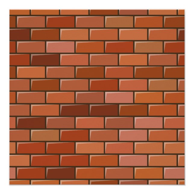 Póster pared de ladrillo (Anverso)