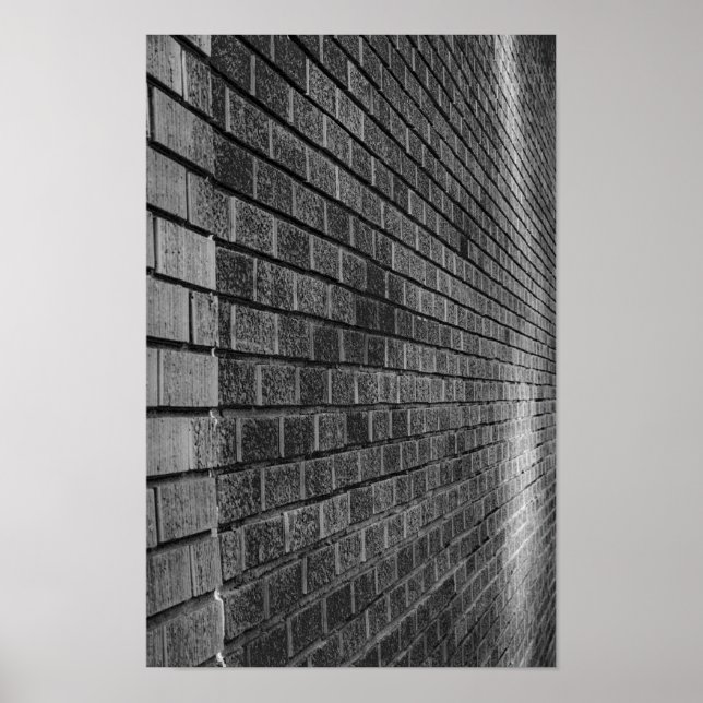 Póster Pared de ladrillo (Frente)