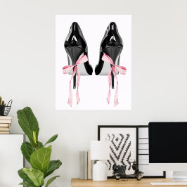 Póster Pared de lazo femenino lindo