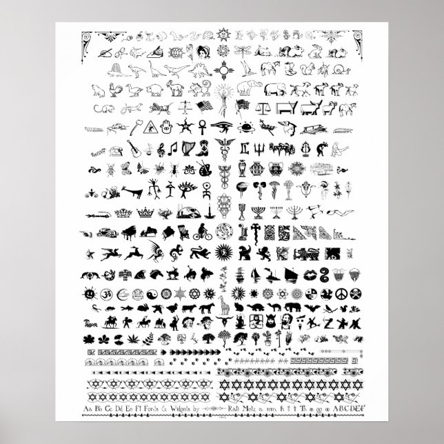 Póster Pared de widgets (Frente)