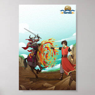 Póster Pared del fuego - TAOFEWA Manga/poster del animado