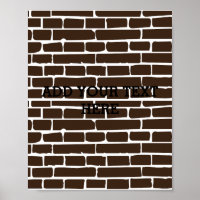 Pared personalizada de ladrillo