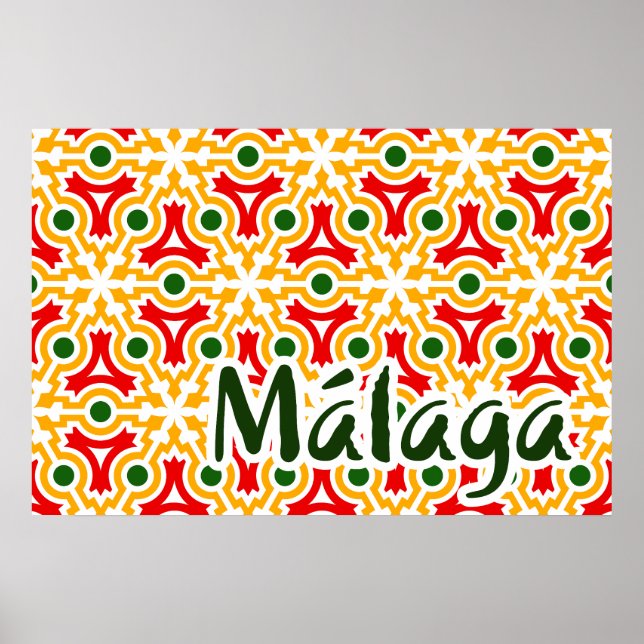 Póster paredes de la calle de Málaga 1 (Frente)