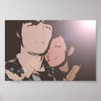 Póster Pareja amorosa