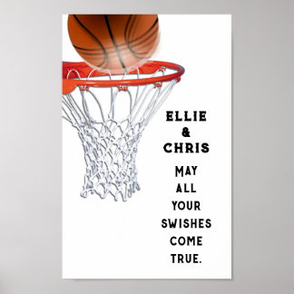 Póster Pareja de baloncesto