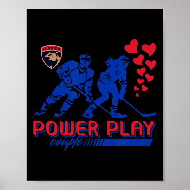 Póster Pareja de Florida Panthers Valentine Power Play Nh (Frente)