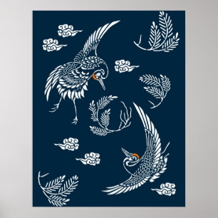 Póster Pareja de gránulos japonesa