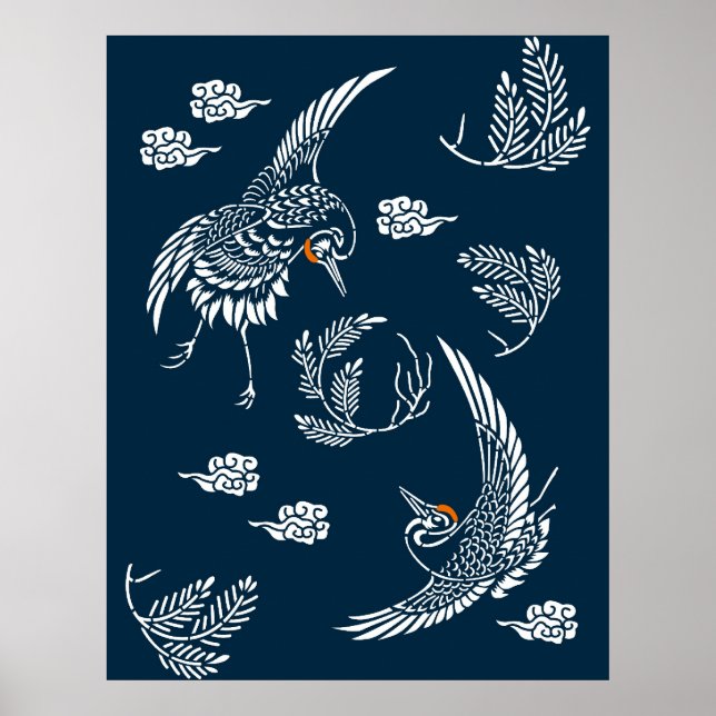 Póster Pareja de gránulos japonesa (Frente)