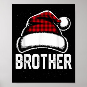 Póster Pareja de Navidades de la familia Brother Santa Re