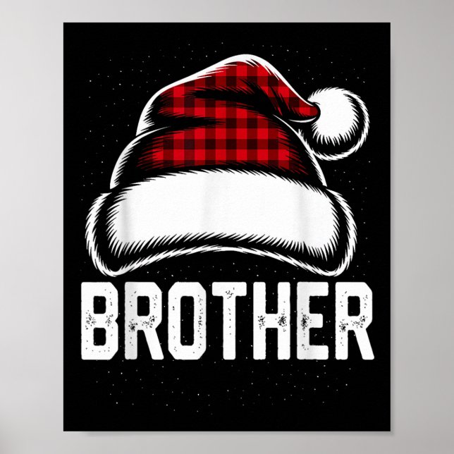 Póster Pareja de Navidades de la familia Brother Santa Re (Frente)