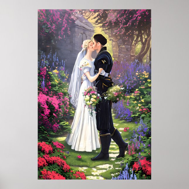 Póster Pareja en el parque-56476 (Frente)