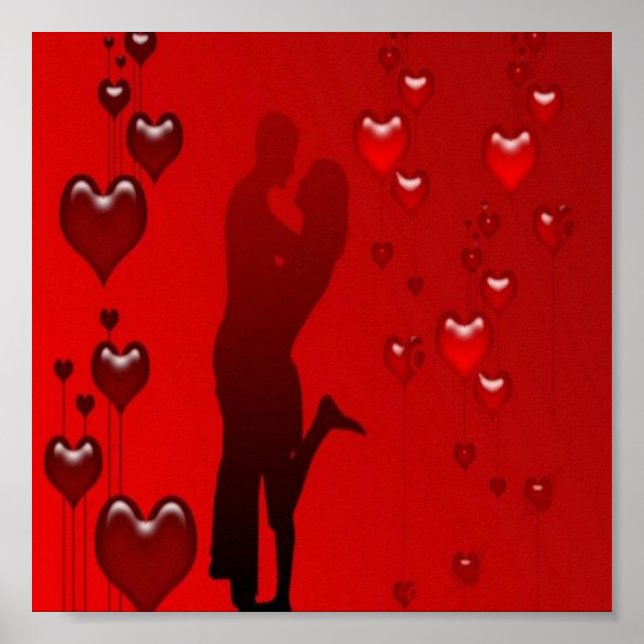 Póster Pareja romántica (Frente)