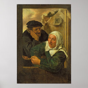 Póster Pareja vieja