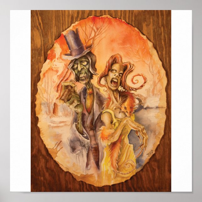 Póster Pareja Zombie (Frente)