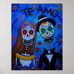 PÓSTER PARES DE LA BODA DE TE AMO