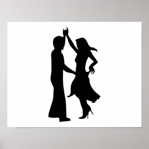 Póster Pares estándar del baile