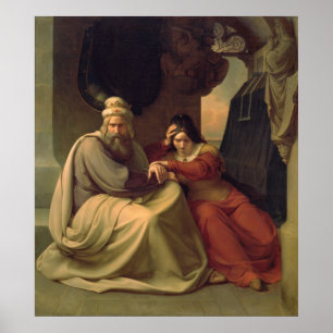 Póster Pares reales que están de luto para su hija muert