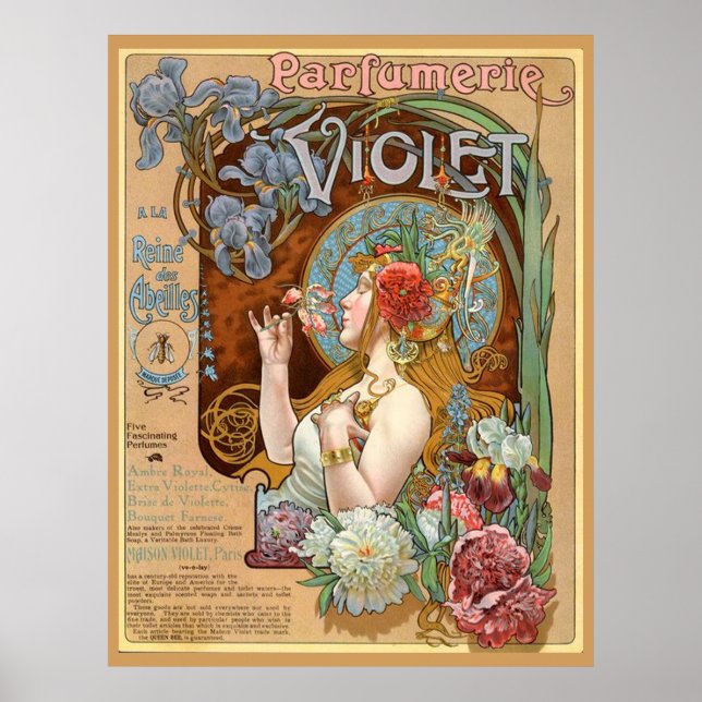 Póster Parfumerie Violet (Frente)