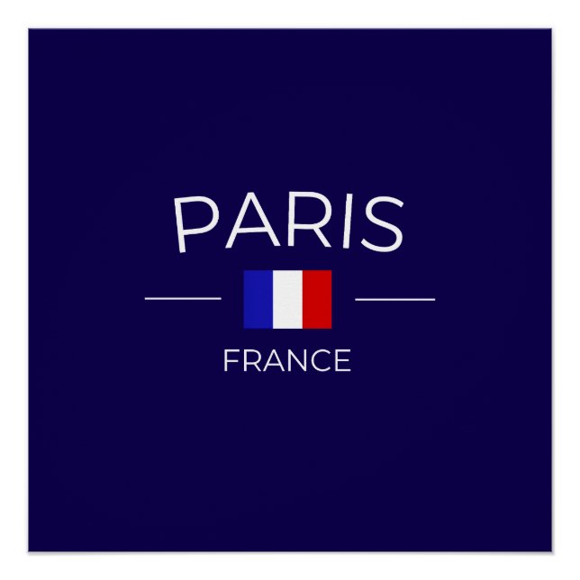 Póster Paris (Anverso)