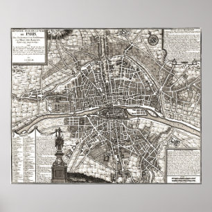 Póster Paris 1643
