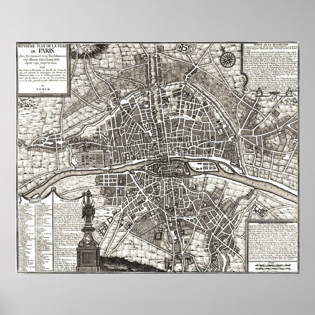 Póster Paris 1643 (Frente)