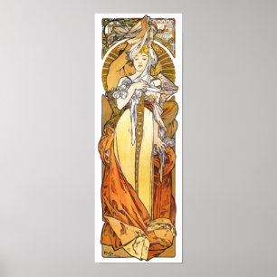 Póster París 1900, Alphonse Mucha