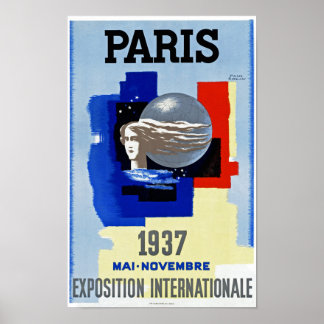Póster París 1937 ~ Exposición Internacional