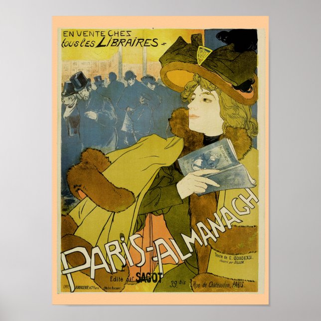 Póster París-Almanach (Frente)