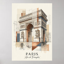 Paris Arc de Triomphe – Art Mural Contemporain