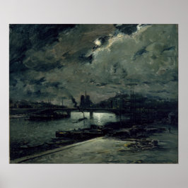 Póster París au clair de lune - Frank Myers Boggs