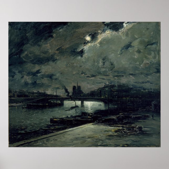 Póster París au clair de lune - Frank Myers Boggs (Frente)