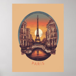 Póster París, Ciudad del Amor y la Luz