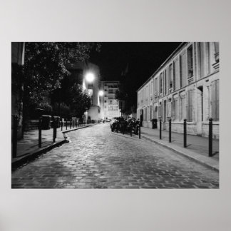 Póster París de noche