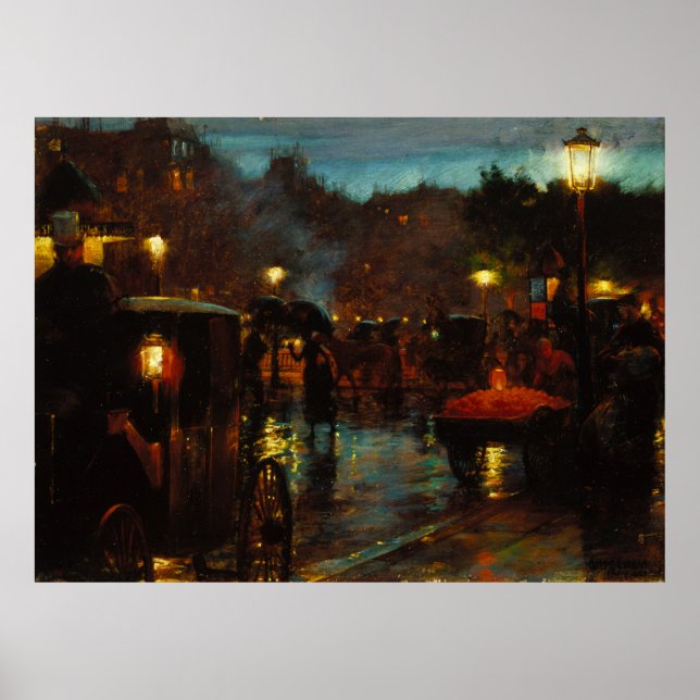 Póster París de noche (Frente)