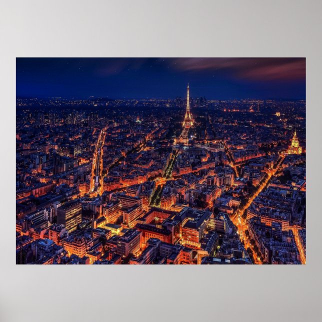 Póster París de noche (Frente)