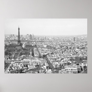 Póster París desde arriba de VI