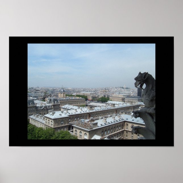 Póster París desde Notre Dame (Frente)