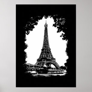 Póster París, el poster de la Torre Eiffel