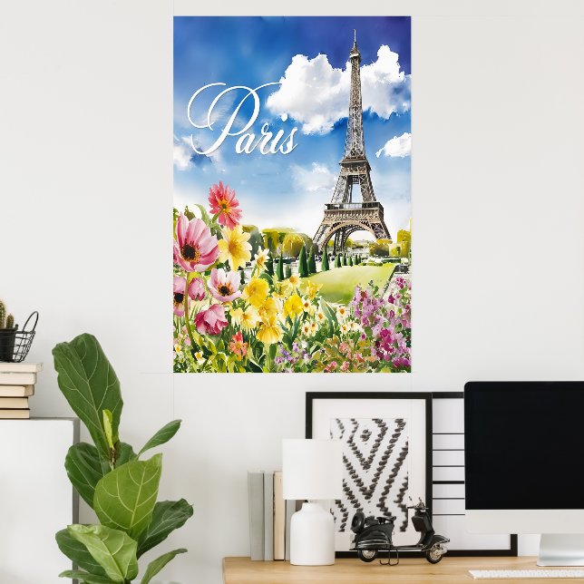 Póster París En Florencia (Oficina en casa)